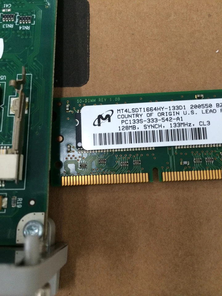 Formatter Board Card C7772A Fit for HP DJ 500 plus GL2 Card 128M Fix 05:09 05:10 - Image 2 of 2