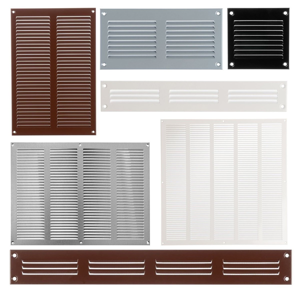 Return Air Grille Vent Cover Bug Screen Steel Wall Duct Cover Indoor  Rectangular | eBay