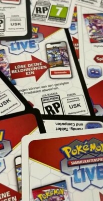 Pokemon TCG Live Online Code Karten /verschiedene Sets/  10 stk als Email / Bild