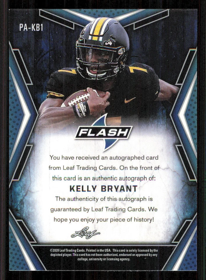2020 Leaf Flash Auto Portrait #PAKB1 Kelly Bryant - Image 2 of 2