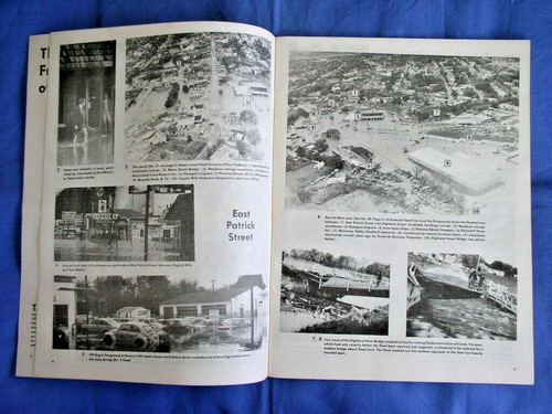 The Frederick Flood of `76 - News Post Frederick Md Large Book 229 Photos! - Picture 3 of 7