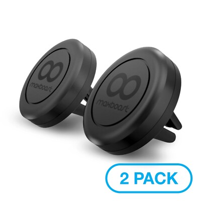 MAXBOOST CAR MOUNT, [2 PACK] UNIVERSAL AIR VENT MAGNETIC PHONE CAR MOUNTS HOLDER