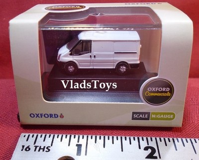 Oxford 1:148 Scale N Gauge Ford Transit Van, SWB Low Roof - White NFT001 
