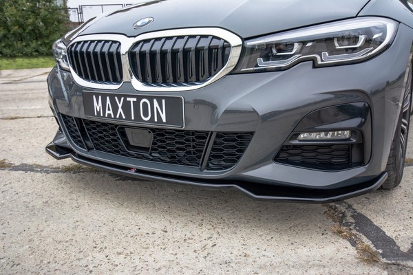 Maxton Design Frontlippe V.2 Passend FüR Bmw 3Er M-Paket G20 Schwarz Hochglanz-image