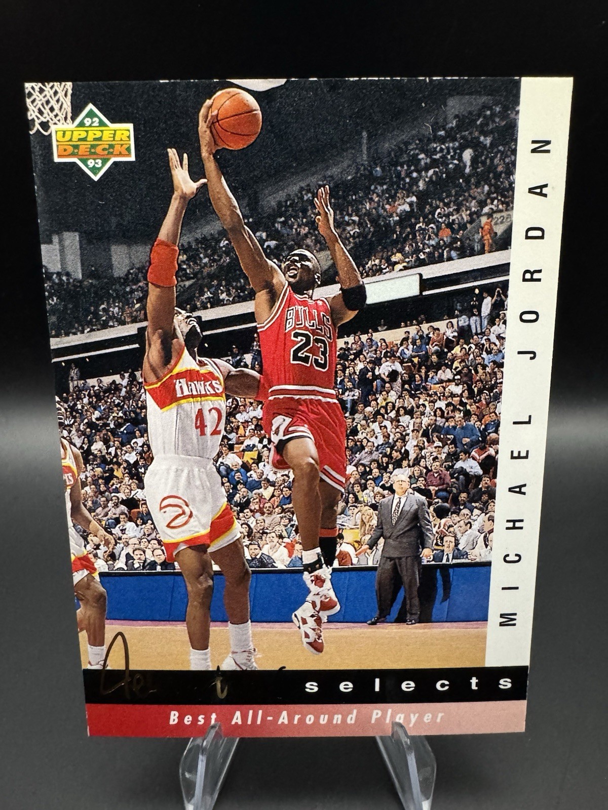 1992-93 Upper Deck Jerry West Selects #JW8 Michael Jordan Chicago Bulls
