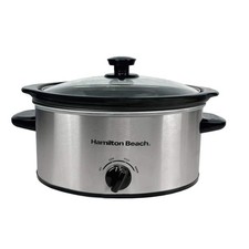 Hamilton Beach The Comfort Cook 3.5L Slow Cooker – Silver