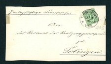 Deutsches Reich Michel numéro 39Ca lettre Coblence 1886, vérifiée