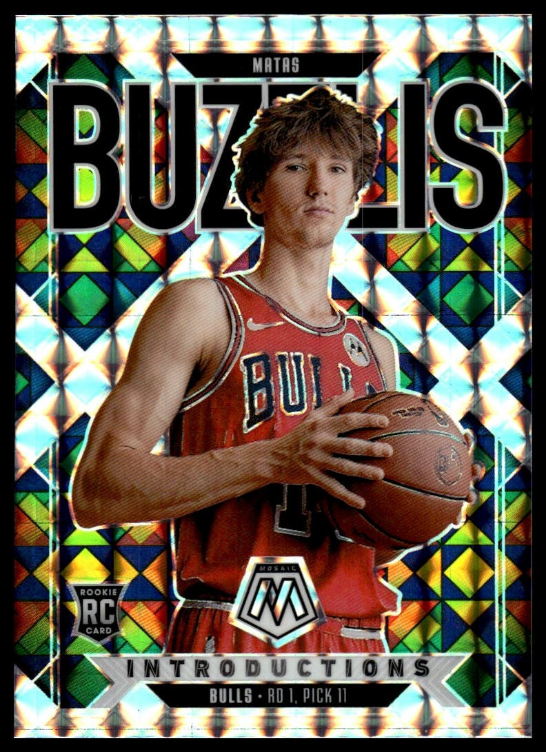 2024-25 Panini Mosaic Matas Buzelis #7 Introductions Moasic | eBay