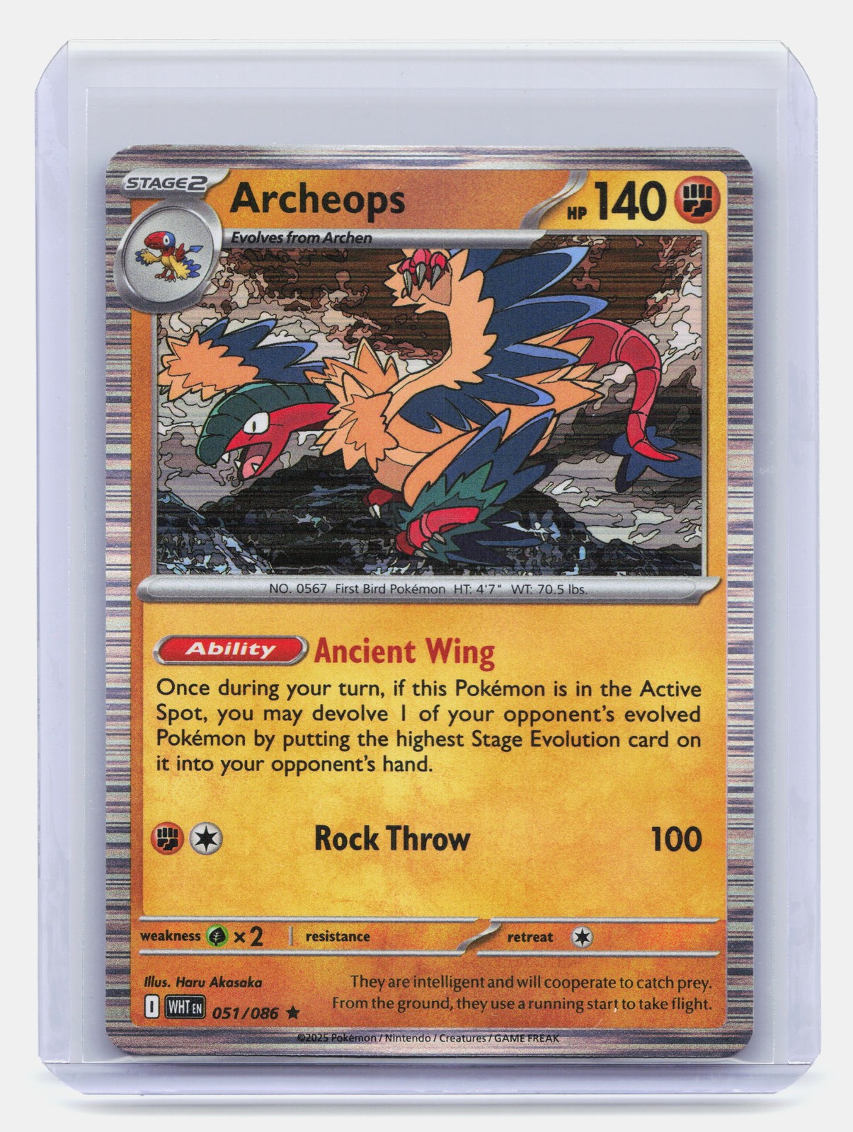 Archeops SV: White Flare #051/086 Holo Rare