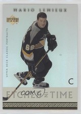 2002-03 Upper Deck Classic Portraits Etched in Time Mario Lemieux #ET13 HOF 0f8