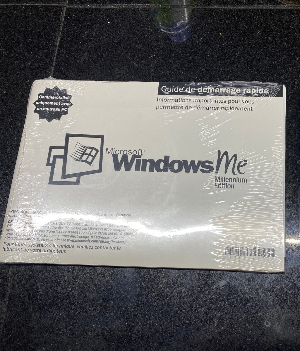 MICROSOFT WINDOWS ME FULL VERSION MS WIN MILLENNIUM -FRENCH 