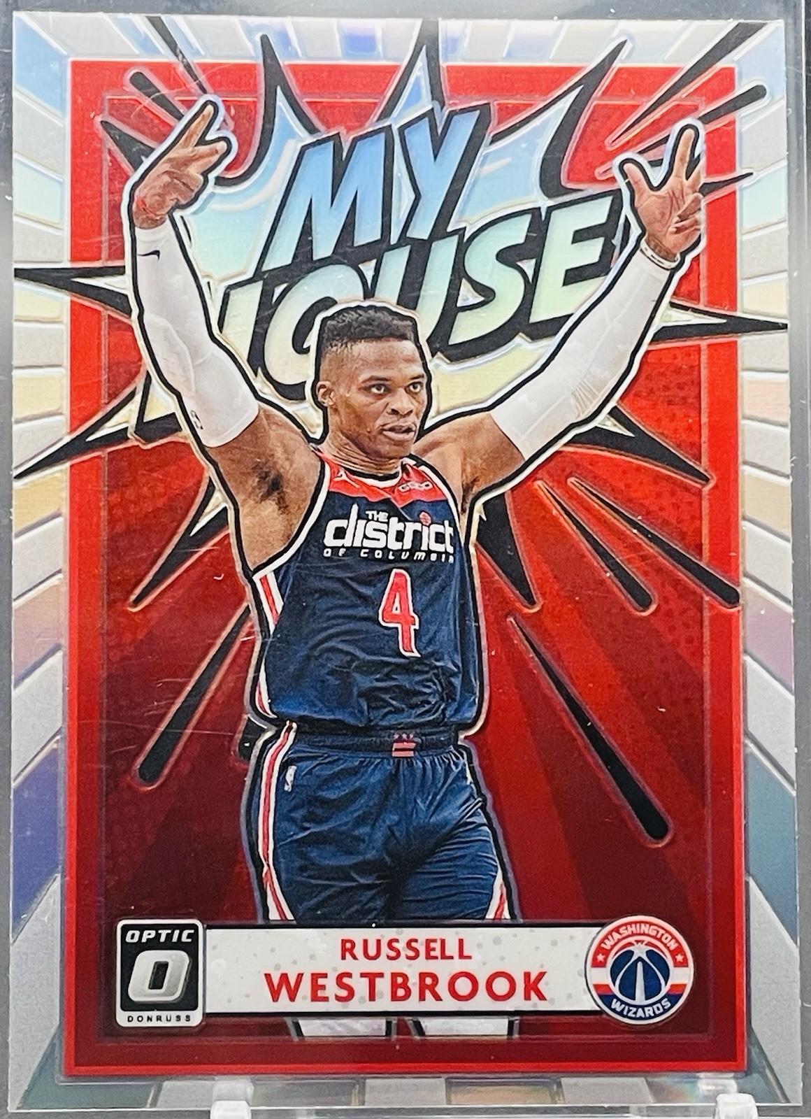 2020 Panini Donruss Optic - My House! Holo Prizm #14 Russell Westbrook