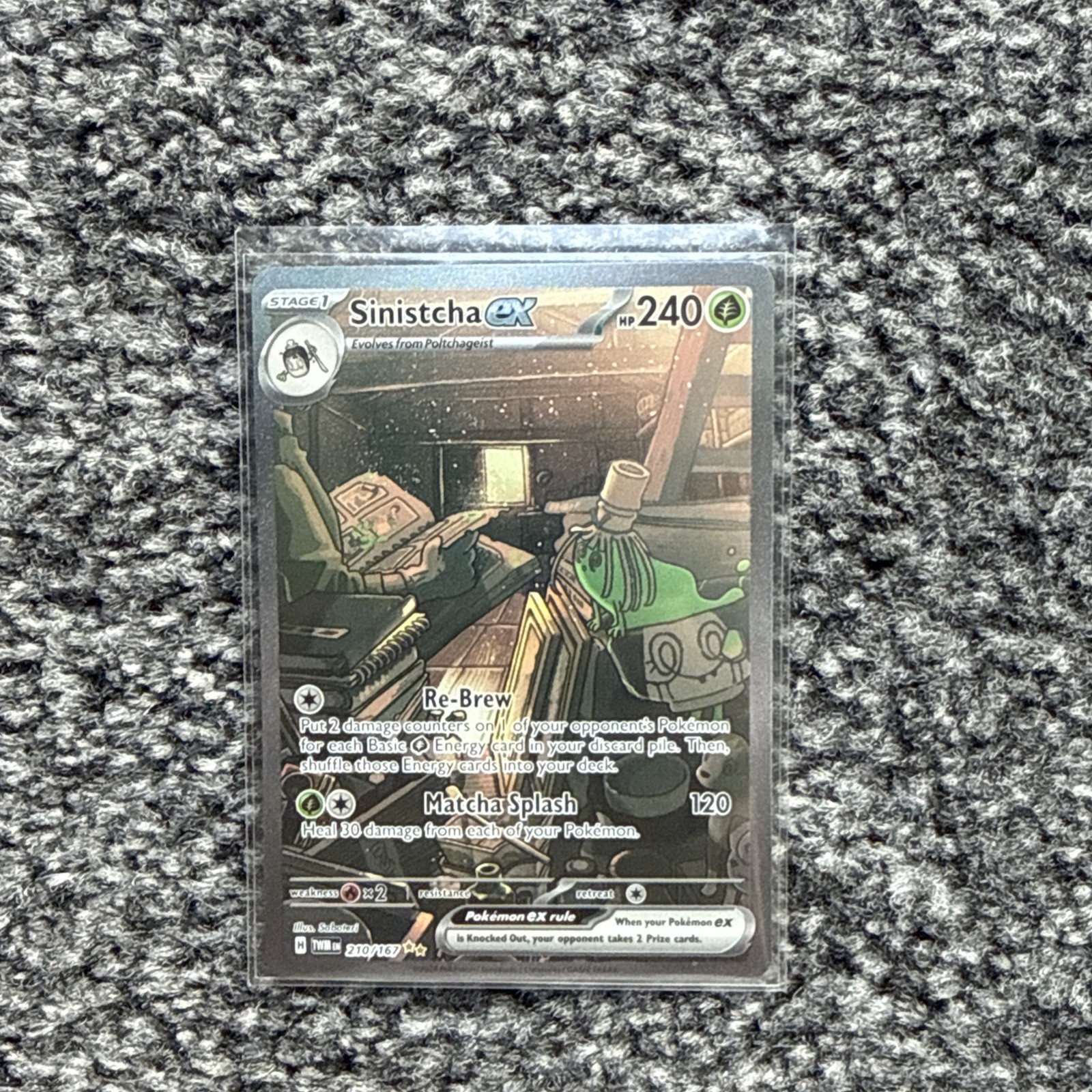 Pokemon Twilight Masquerade sinistcha ex 210 special illustration rare 