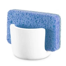 FOWSEEK Diatomite Sponge Holder for Kitchen Sink, Water Absorbing Stone Dryin...