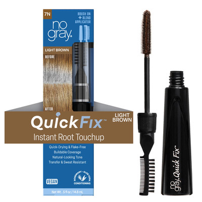 Quick Fix Instant Temporary Root Touch up Wand, Light Brown, 0.5 Fl Oz