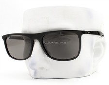 Ray-Ban Sunglasses RB 2216 901/B1 Polished Black Gray Glass 58mm with Case