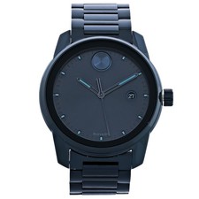 Movado Bold Verso Men's Blue ION PVD Stainless Quartz Watch 3600737