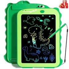 Teriph LCD Writing Tablet for Kids, Colorful Toddlers Toys 9"W x 8.5"H, Green