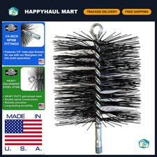 7-Inch Round Wire Chimney Cleaning Brush - USA Made, Durable & Effective Tool