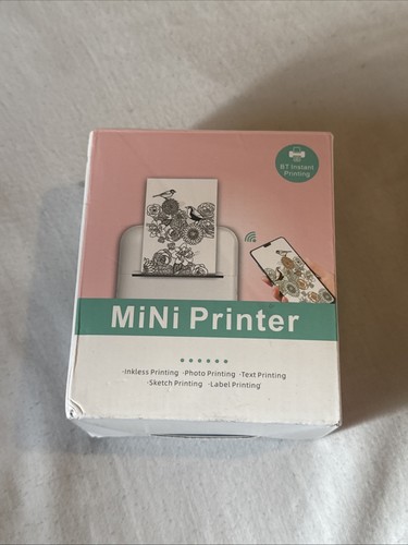 Mini Thermal Printer With Bluetooth Phone Photos Printing Machine