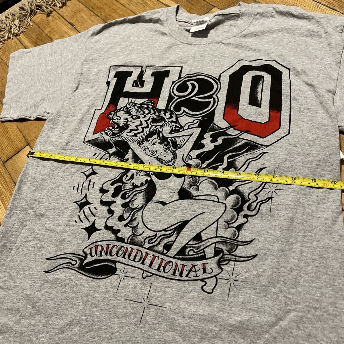 Vintage 90s H2O NYHC Hardcore Punk Rock Band Shirt LG Epitaph