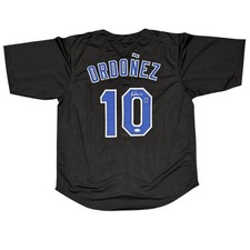 Rey Ordonez Signed New York Mets Custom Jersey w/ 3x GG JSA Witness COA