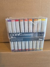 Copic Classic 36 Color Marker Set New Sealed