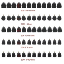 60PCs (5 Different Size) High Heel Shoe Repair Tips Taps Dowel Lifts Replacement