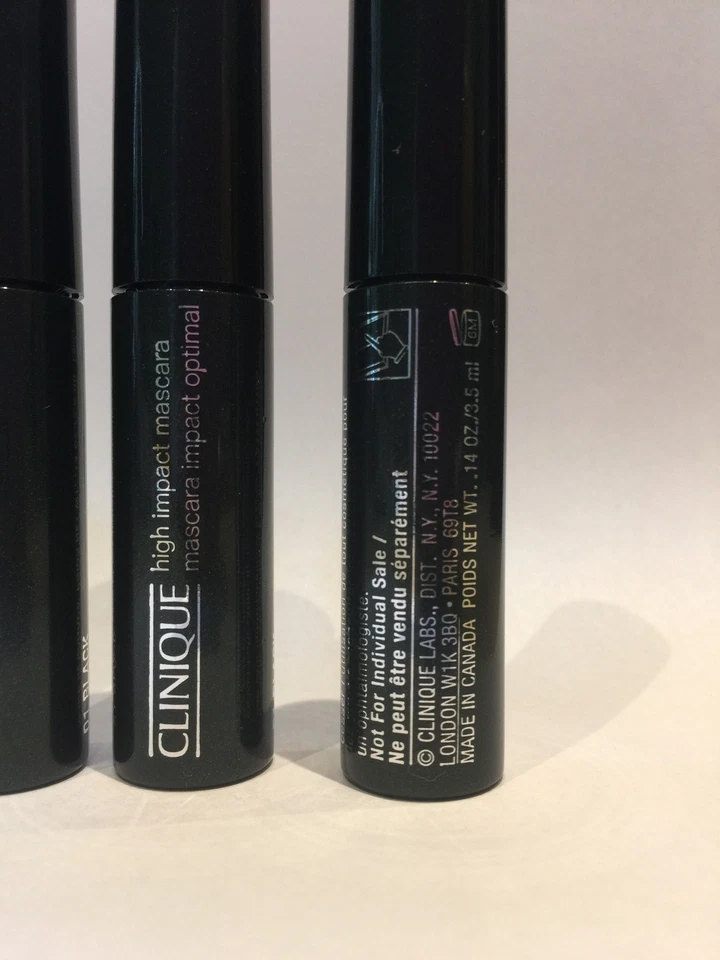 6x Clinique High Impact MASCARA Black  .14oz  NEW FRESH  -6 pack - Image 4 of 4