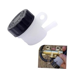 Brake Fluid Reservoir, Motorcycle Rear Brake Master Cylinder Oil 1 PC White