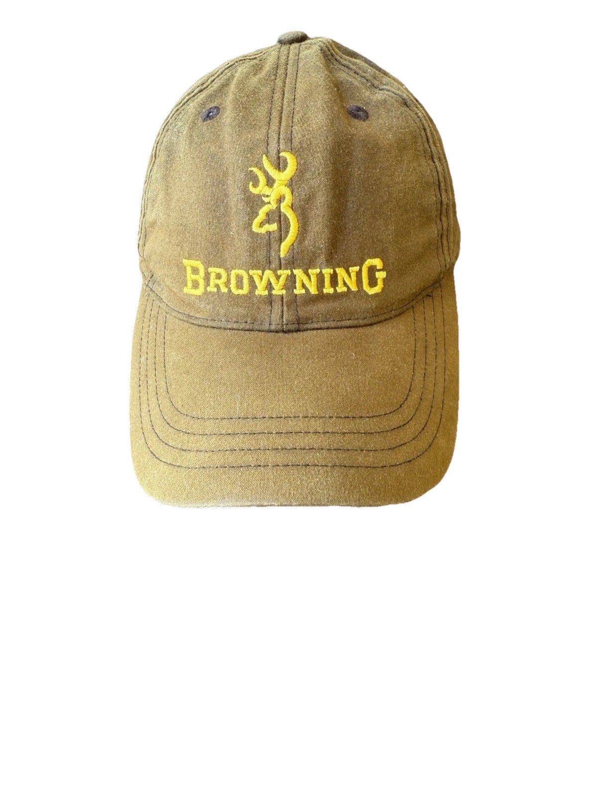 Browning Strapback Hat Brown OSFA Adjustable Embr… - image 1