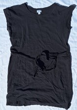 J. Crew Sleeveless Shirt Dress Black Women's Size M