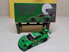 Mini GT 1/64 Porsche 911 GT3 R green SEALED new