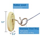Deluxe Hook & Ring Toss Game Backyard Tailgate Party Outdoor Toy Adults Kids.... 710702986457