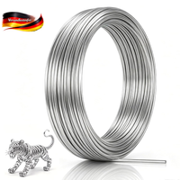 Zocipro Basteldraht 3Mm X 10 M, Silberdraht, Schmuckdraht, Aluminiumdraht | Weic
