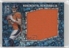 2016 Panini Spectra Monumental Memorabilia Neon Blue 42/99 Paxton Lynch #28 0f8
