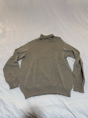 Vintage United Colors Of Benetton Italian  Wool Camel Sweater Mens Xl 130