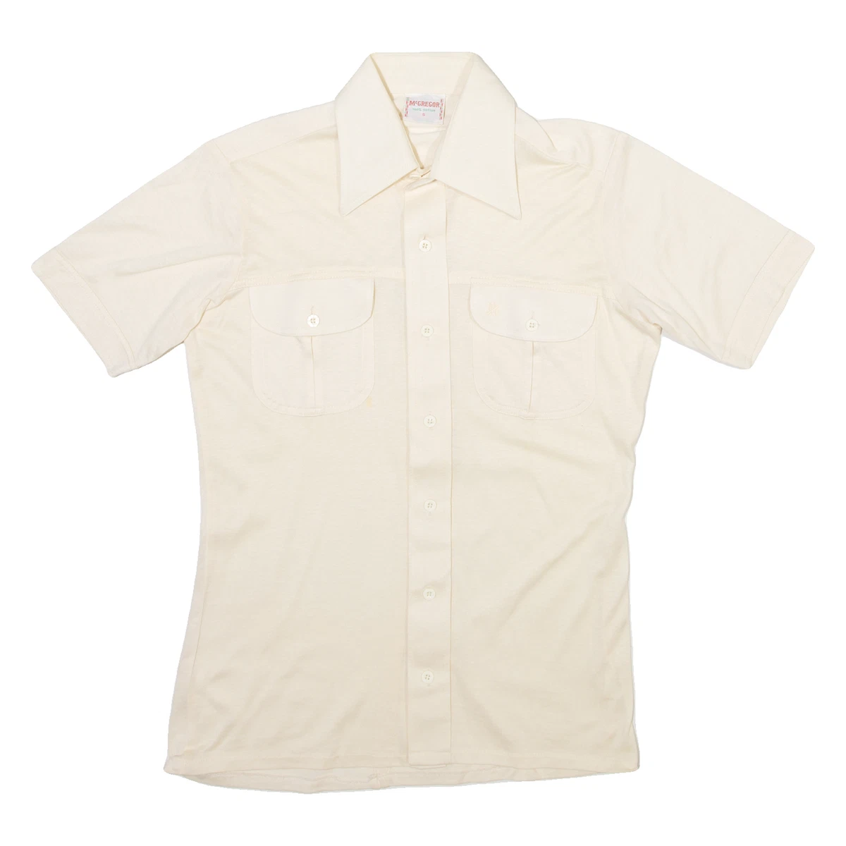 Chemise Hawaïenne David Taylor Homme Beige 4XL - Manches Courtes, Coton Léger
