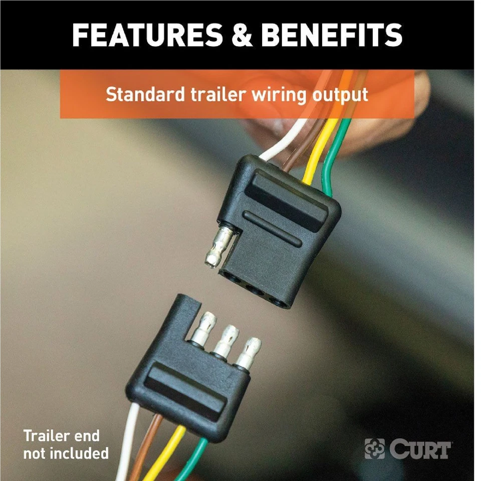 Curt Trailer Hitch Wiring Connector 56044 For Cadillac Cts Coupe Sedan — 第 3/4 张图片