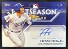 2023 Topps Freddie Freeman Postseason Performance Auto #/50 #PPA-FF Dodgers