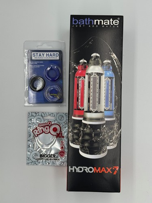 #ad HYDROMAX 7 CLEAR BUNDLE HERCULES HYDROPUMP HYDRO WATER PENIS ED ENLARGER PUMP $94.99