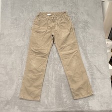 Carhartt Beige Cotton Work Pants 109289-B Utility Pockets for Men size XL