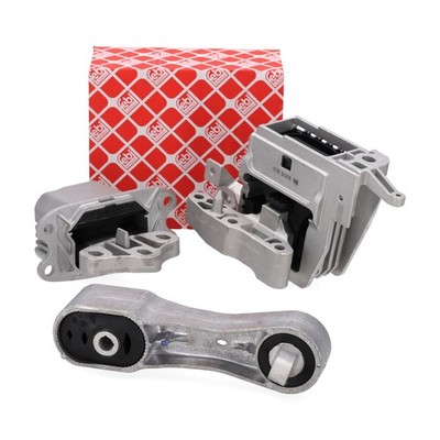 3x febi Motorlager für BMW 1er F40 2er F44 F45 F46 X1 F48 X2 F39 MINI B48 B47