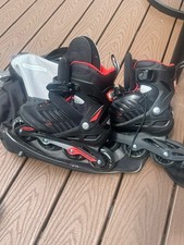 Rollerblade Zetrablade Men's Inline Skate - Black/Red with carrying bag