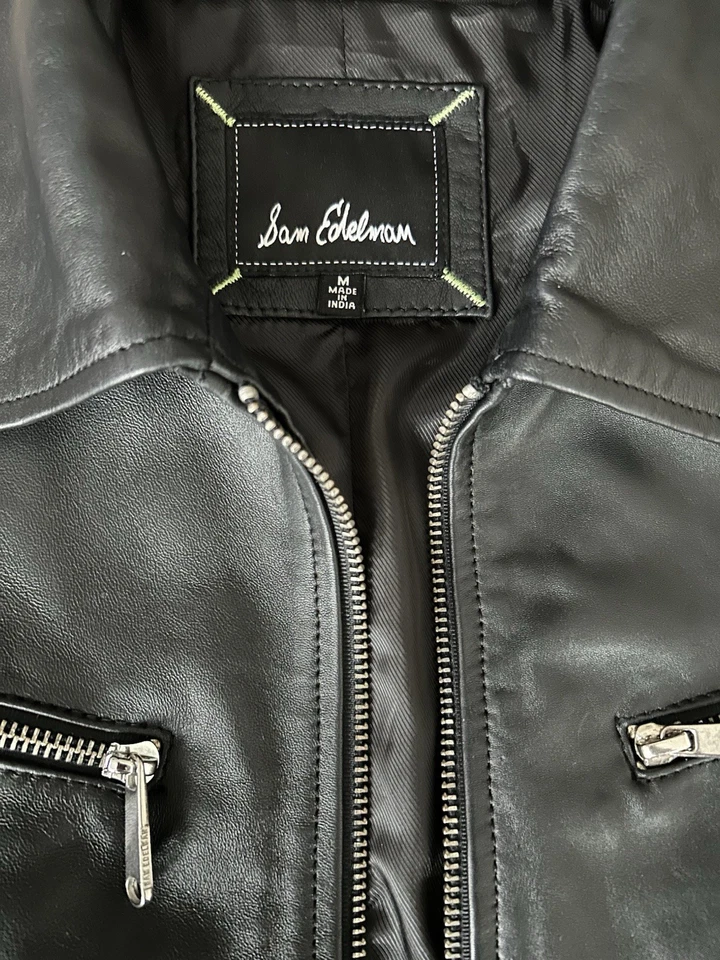 Chaqueta de campo militar negra Sam Edelman Foto 2 de 4