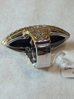 Bold Beautiful Gems en Vogue 40x15 mm Lapis Lazuli/Sapphire Silver 925 Ring NIB — photo 3