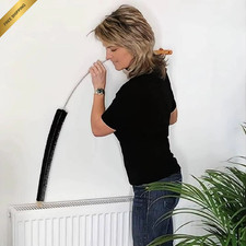 Radiator Cleaning Brush Long Reach Heater Dust Cleaner Flexible Bristle Dusters
