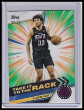 2023-24 Topps G-League Izan Almansa Take It to the Rack Green #/99 #TTR-4 Ignite