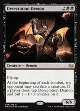 Desecration Demon -Foil Near Mint MTG Modern Masters 2017