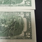Lot of 3 U.S. $2 Federal Reserve Notes Green Seal, Uncertified, Uncirculated — photo 3
